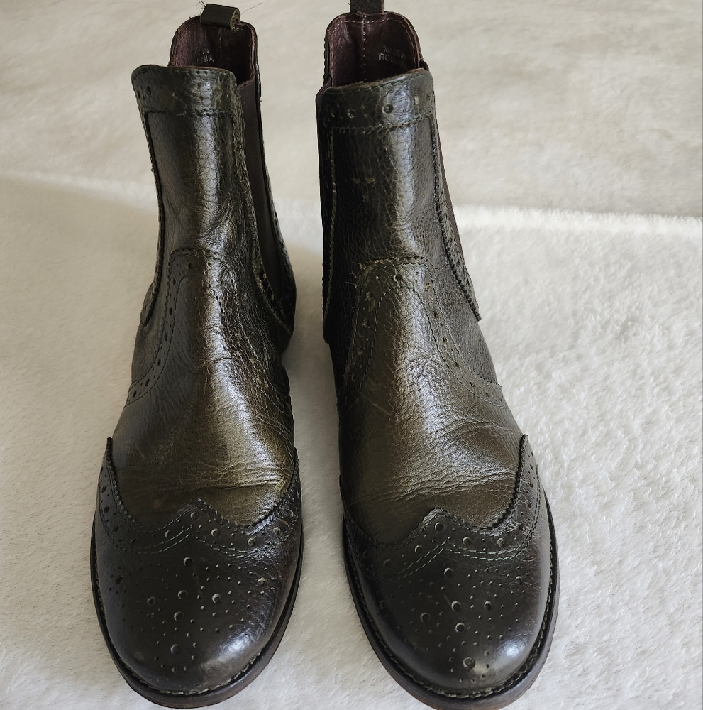 Wingtip Ankle Boots